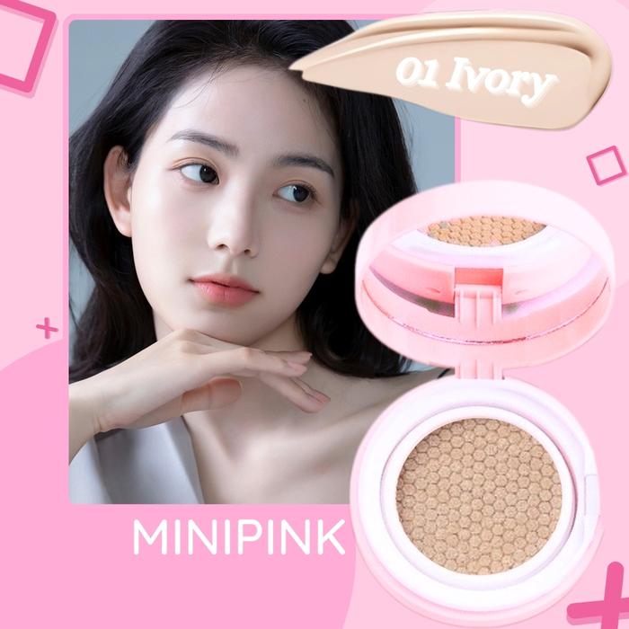 Gambar MINIPINK Pretty BB Cushion Matte Full Coverage Cover Cushion Long Lasting Ringan di Wajah MP031 - #01 Ivory dari SSMART.id undefined Tokopedia