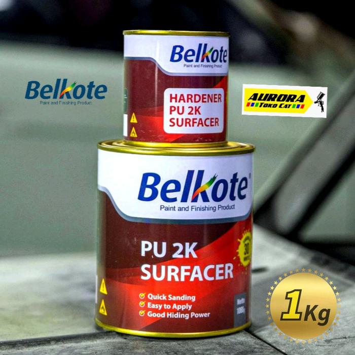 Gambar Epoxy 1 Kilo Belkote PU 2K Surfacer Epoksi Poksi Poxy Foxy Foksi Dasaran Cat dari AURORA undefined Tokopedia