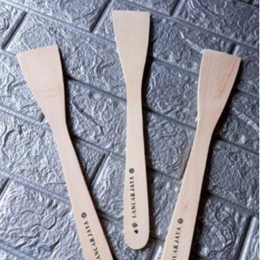 Gambar Sendok sayur kayu masak panjang pendek / Spatula sodet kayu dapur / Sendok nasi kayu / Sendok goreng masak bahan kayu - Sendok goreng 34 cm dari TokOnlineRuby undefined Tokopedia