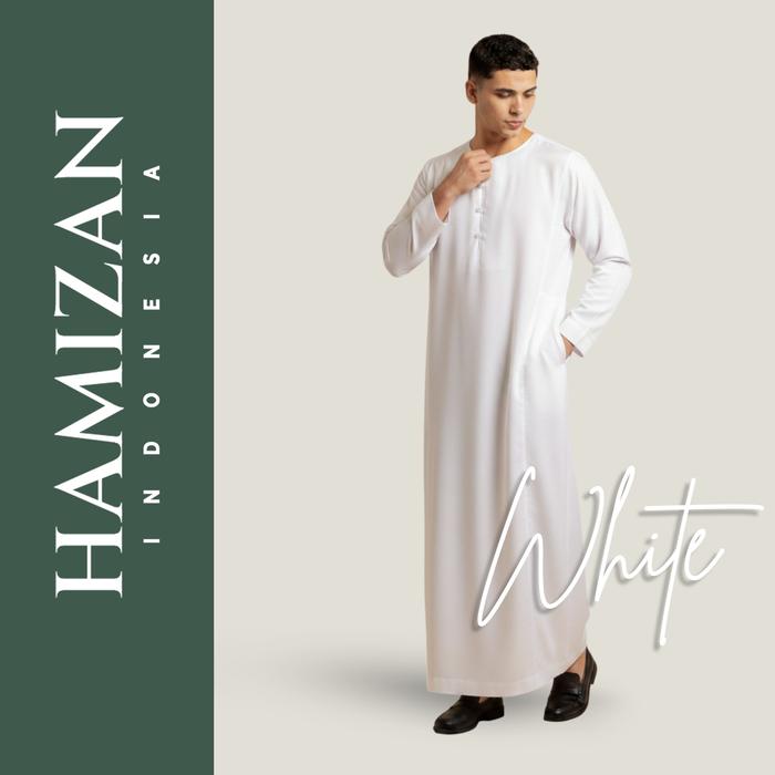 Gambar Premium Gamis Pria Muslim Dewasa Katun Putih Nyaman Adem - Jubah Umroh - Putih Panjang, S dari Hamizan Indonesia undefined Tokopedia