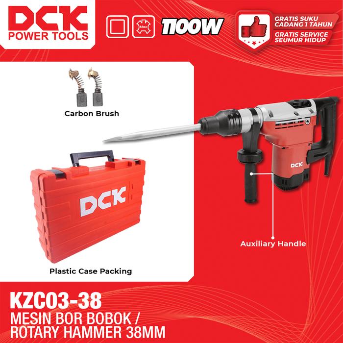 Gambar DCK KZC03-38 Mesin Bor Bobok / Rotary Hammer 38mm dari Drill&Co undefined Tokopedia