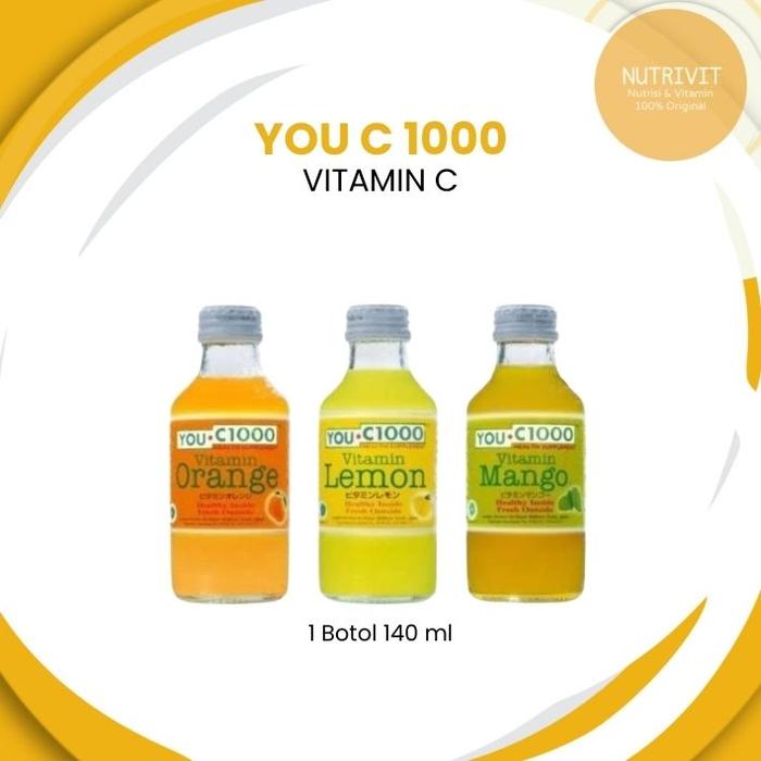 Gambar YOU-C 1000 Rasa Lemon / Jeruk - Varian - dari Nutrivit Surabaya undefined Tokopedia