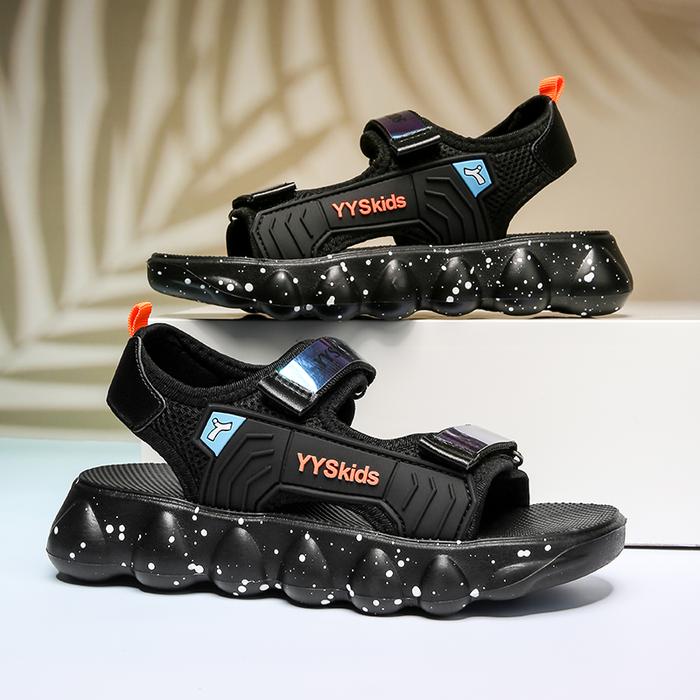 Gambar Nikana sandal anak laki 3 tahun baju anak anak perempuan Sandal gunung Sepatu Bahan PU Model Lucu 4 - 15 TAHUN andrew perempuan bayi labubu cowok kaki Fashion 2025 kids style anak-anak Ramadan laki2 original branded ultraman boboiboy woody series - oranye Hitam, 28&29 dari Nikana undefined Tokopedia