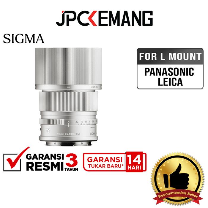 Gambar Sigma 90mm f2.8 DG Contemporary for Panasonic Leica L FullFrame Lens Sigma 90 mm f/2.8 DG C Garansi Resmi - Silver dari JPC Kemang undefined Tokopedia