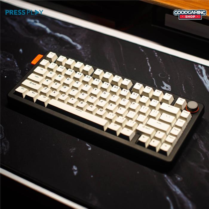 Gambar Press Play ESSENTIAL75 / ESSENTIAL-75 75% Wired Mechanical Keyboard by PressPlay - Gaming Keyboard - Smokey Black dari GOODGAMINGSHOP undefined Tokopedia