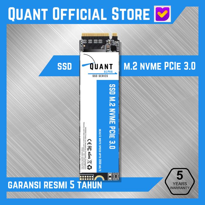 Gambar SSD Quant Alpha M.2 NVMe 256GB PCIe Gen3 x4 2280 Gen 3 Storage dari QuantOfficial undefined Tokopedia