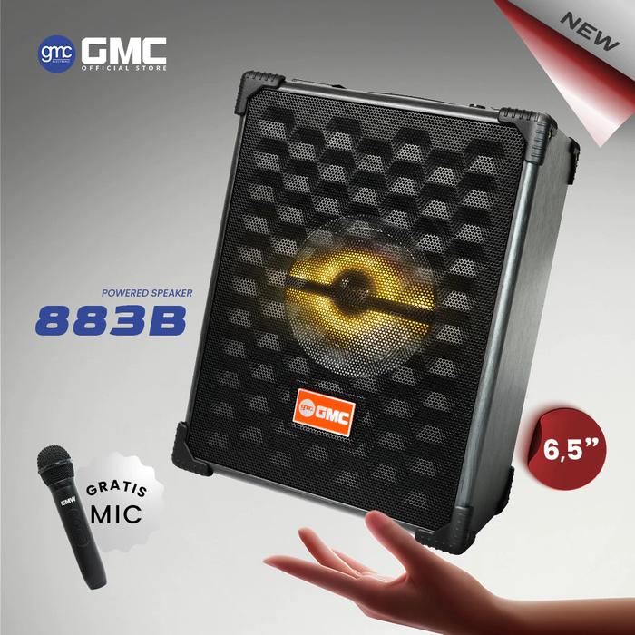 Gambar GMC 883A / 883B / 883C Speaker + Mic Portable Amplimeeting Bluetooth Free 1 Mic Wearless - GMC 883B dari Ayo Gan Store Official undefined Tokopedia
