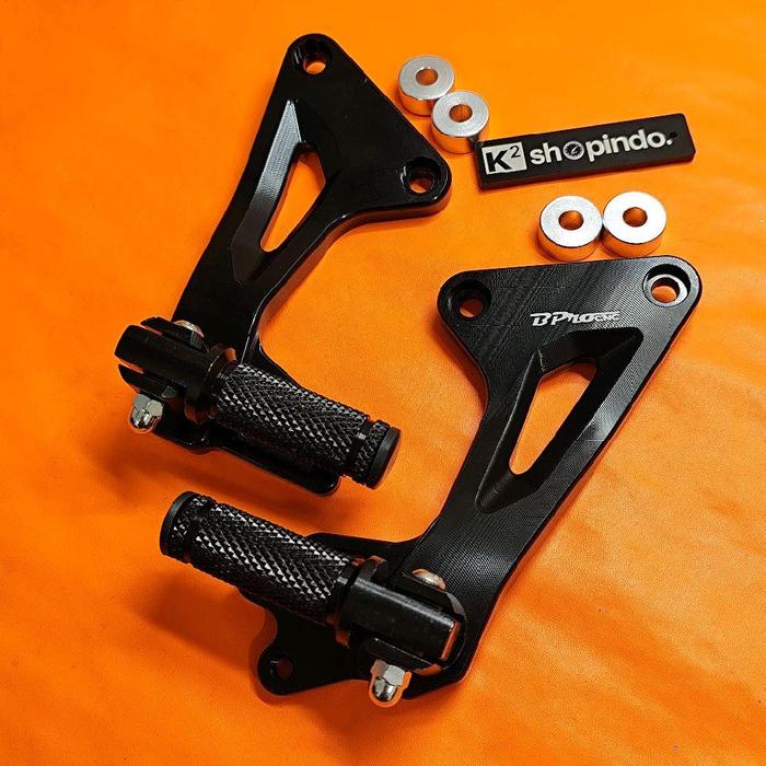 Gambar Footstep Step Belakang Non Jomblo Ninja RR 150 BPro 3D Knalpot Cobra Original B Pro - Non Jomblo RR Hitam dari K2 Shopindo_NEW undefined Tokopedia
