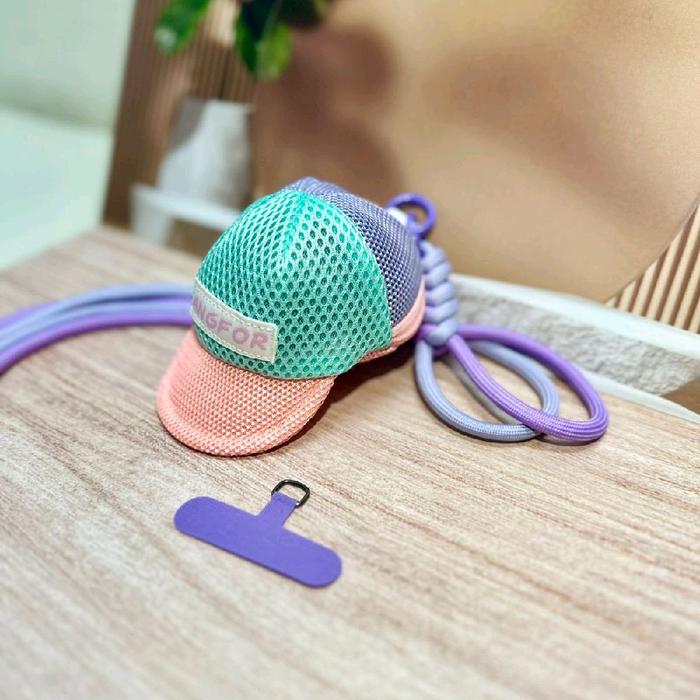 Gambar (0059)Tali Gantungan Lucu TOPI MINI Cute Pastel Aksesori Tas,Dompet, ID Card & kunci Aestetic - unggu dari GREYacc_NEW undefined Tokopedia
