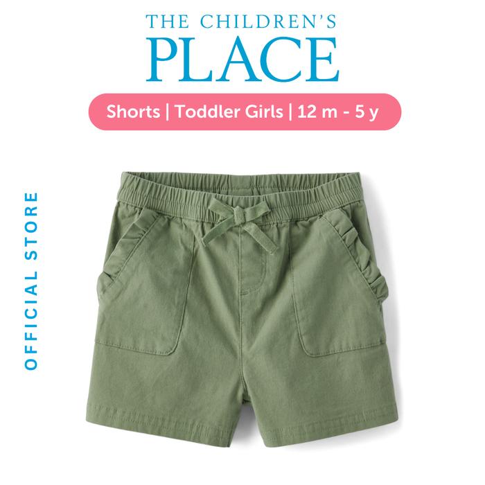 Gambar Toddler Girls Ruffle Cargo Shorts - Celana Pendek Bayi Perempuan (Hijau) - 2 y, Standar dari The Childrens Place undefined Tokopedia
