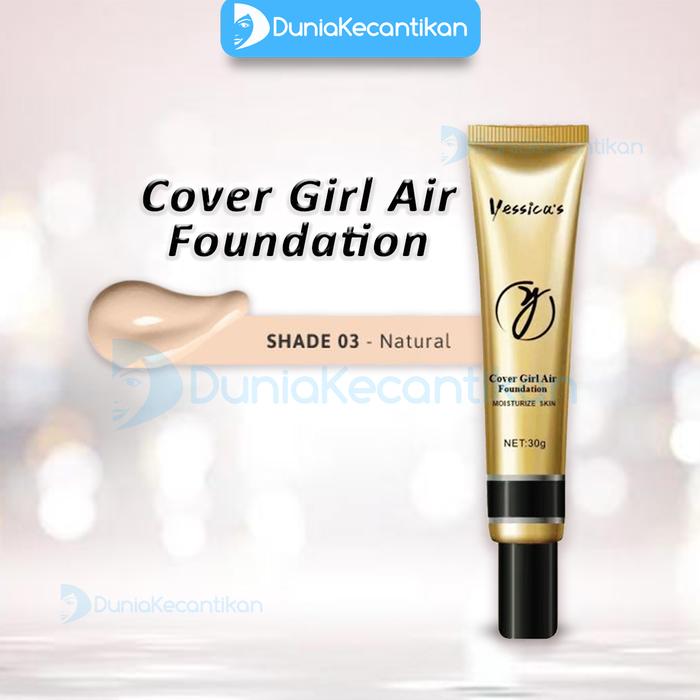 Gambar Yessica’s Waterproof Foundation Cover Girl Air Moisturize Skin Foundie Yessica Full Coverage - Shade 03 dari TOKO DUNIA KECANTIKAN undefined Tokopedia