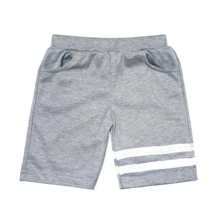 Gambar Celana Pendek Anak Unisex Stripe Bahan Babyterry Usia 1 Tahun Sampai Remaja Diatas 12 Tahun Maihiro Kidswear - ABU, Size S (1-2Tahun) dari Maihiro undefined Tokopedia