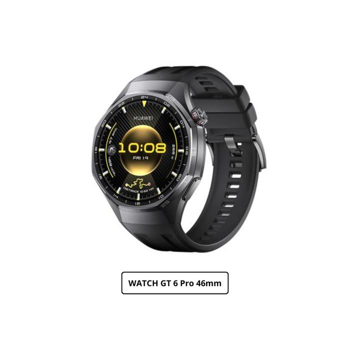 Gambar HUAWEI WATCH GT 6 Pro SmartWatch 46mm Advanced Outdor Sports Compatible IOS and Android Battery Up To 21 Day Sapphire Glass & Titanium Alloy - Pro Black (46mm), Simple dari WEKOI Tech Hub undefined Tokopedia