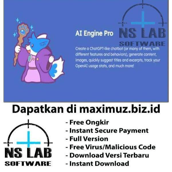 Gambar (WP Plugin) Meow Apps - AI Engine Pro - Reguler dari Unkl33ds Software undefined Tokopedia