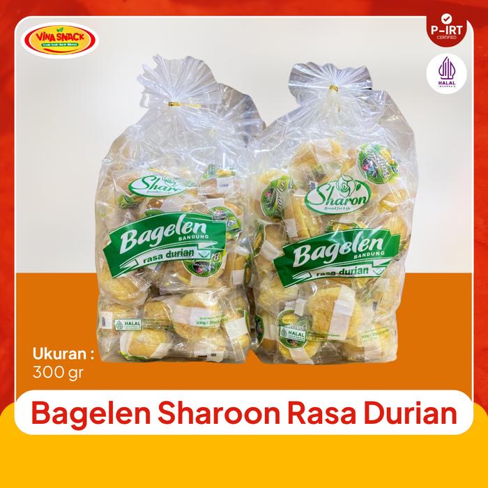Gambar Bagelen Sharoon Rasa Durian Roti Kering Cemilan Grosir 30pcs dari Vina Jaya Snack undefined Tokopedia