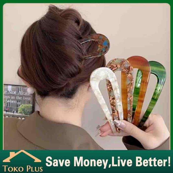 Gambar Jepit Rambut Sanggul Tusuk Konde China Headpiece Hairpin Chinese Hair Stick Jumbo U-Shape Hair Bun Stick Tusuk Konde Sanggul Wanita Aksesoris Rambut Cewek Unik Model Bentuk U Shape Hair Pin Chinese Style dari klaneilastore undefined Tokopedia