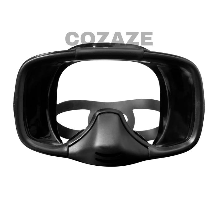 Gambar Snorkeling dan Freedive Mask Cozaze Easy Clearing 1 - High Volumn Mask - Bisa Buat Mata Minus - Black dari Cozaze Kota Denpasar Tokopedia