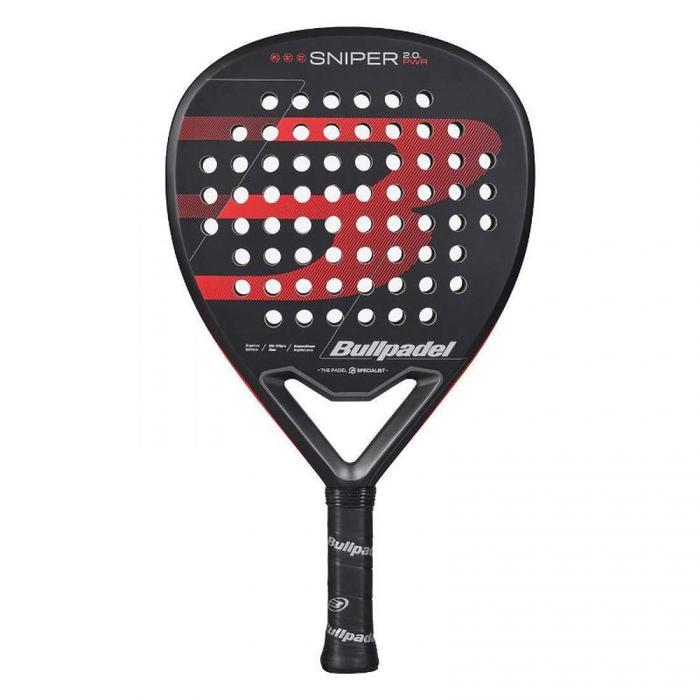 Gambar BULLPADEL SNIPER POWER 2026 Beginner Diamond Fiberglass Racket Padel Original - Black Red dari Euro Padel undefined Tokopedia