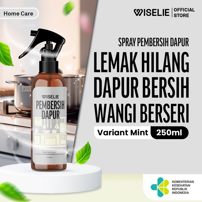 Gambar WISELIE ~ Kitchen Degreaser Pembersih Minyak Dapur 10x Ampuh bersihkan lemak bersih kesat dan harum Kain - 250ML dari Wiselie Indonesia undefined Tokopedia