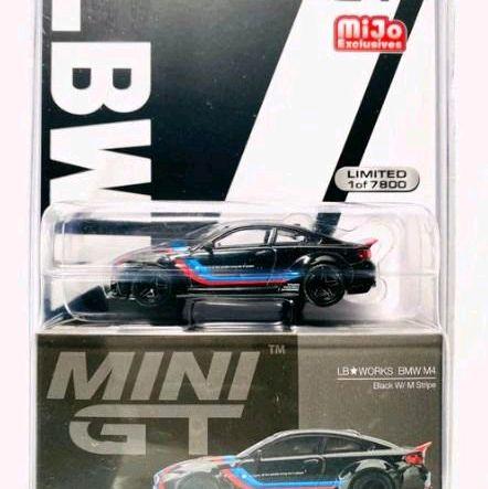 Jual MINI GT 306 - LBWORKS BMW M4 Black With M Stripe MIJO