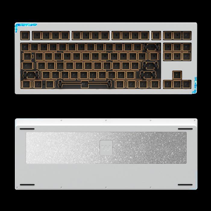 Gambar Stars80 Weikav Wired / Wireless Tri Mode RGB TKL Layout Mechanical Keyboard - Silver dari FRAG GAMING STORE undefined Tokopedia