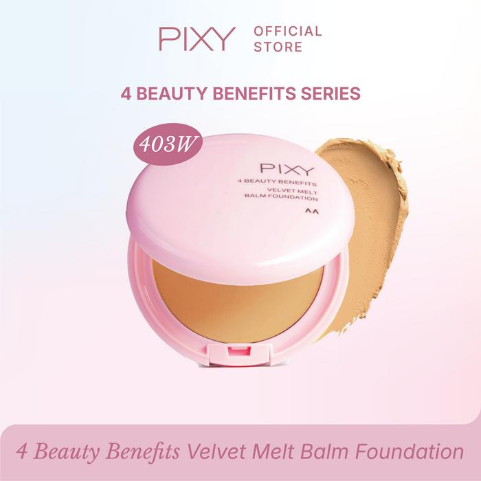 Gambar PIXY 4 Beauty Benefits Velvet Melt Balm Foundation - 403W Sand dari Pixy Official Store undefined Tokopedia