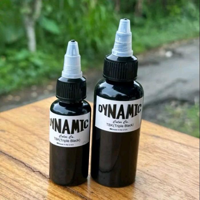 Gambar promo tintta tatto dynamic TBK (triple black)30ml ink melab Stiker Tato Semi gelang temporer tattoo dari day'ina undefined Tokopedia