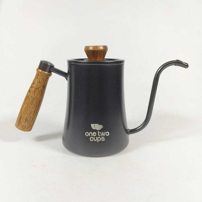 Gambar One Two Cups Teko Kopi Leher Angsa Gooseneck Pour Over Kettle 500ml - K55 - Hitam dari One Two Cups Official Store undefined Tokopedia