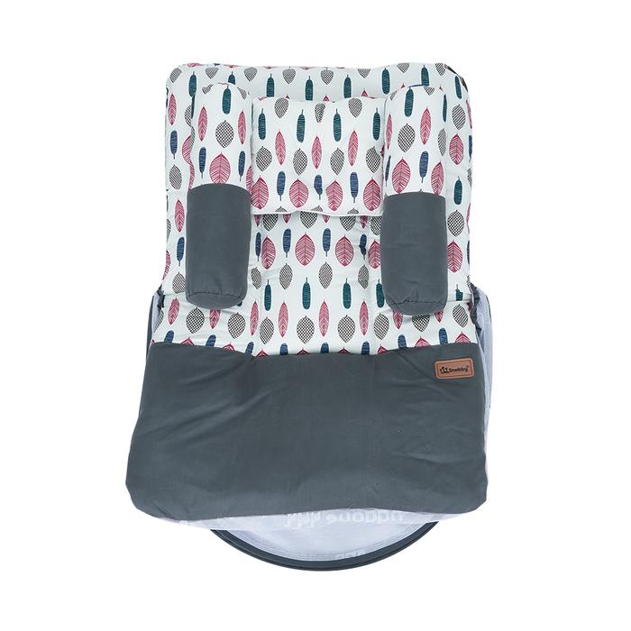 Gambar Snobby Kasur Bayi Dakron Dan Kelambu Print + Bantal Oryza Series SBK8392 Warna Abu - Abu dari SnobbyBaby Kota Bandung Tokopedia