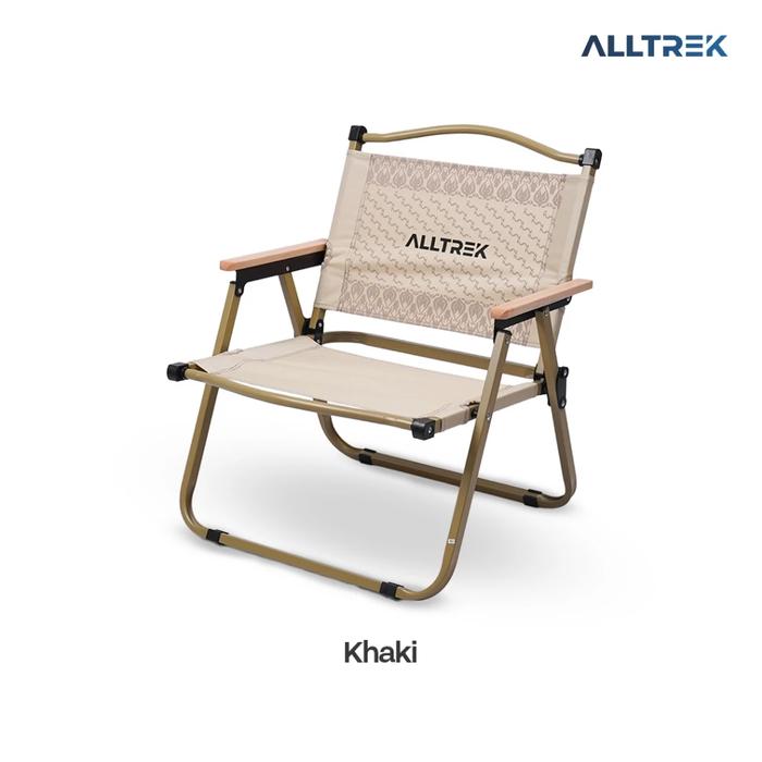 Gambar ALLTREK Kursi Lipat Kermit Folding Chair Hand Rest - KHAKI dari ALLTREK OUTDOOR GEAR undefined Tokopedia