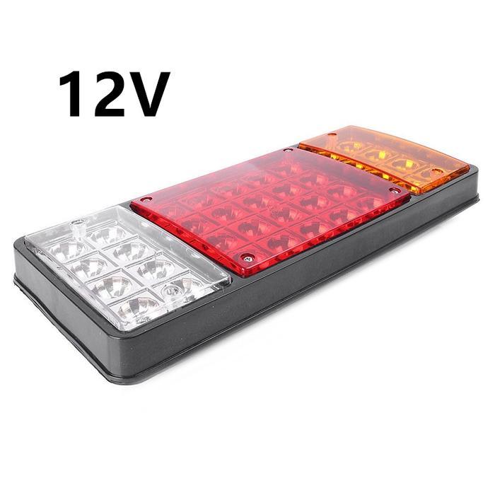 Gambar PREMIUM 2PCS Stop Lamp Truk 24 Volt 12 Volt LED Tahan Lama Lampu Belakang Truk - 12V - 2 Buah dari Sora Jaring Magic undefined Tokopedia