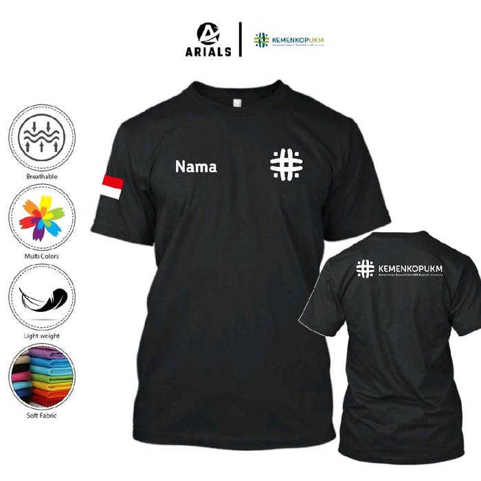 Gambar Arials Kaos Baju Kementerian Koperasi dan UKM Republik Indonesia - Navy, XXL dari Arials_NEW undefined 2 Tokopedia