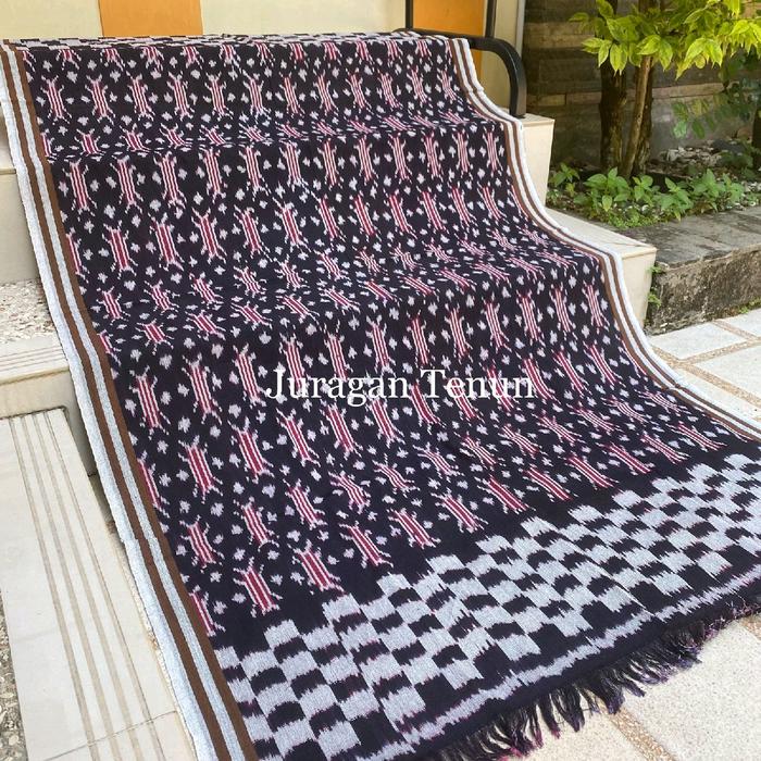 Gambar JURAGANTENUN - SAPUT BLANKET PREMIUM - SAPUT BALI LASEMAN - SAPUT MOTIF LOBENG - Motif 06 dari Juragan Tenun undefined 5 Tokopedia