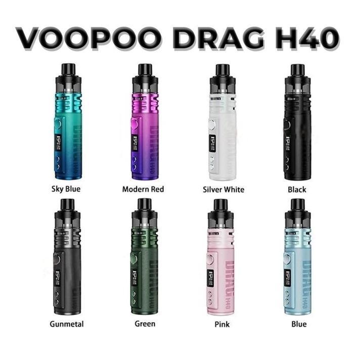 Gambar Selfiseller Voopoo Drag H40 40W 1500Mah Pod Mod Kit Authentic Voopoo Vinci - GUNMETAL dari selfiseller-1 undefined Tokopedia