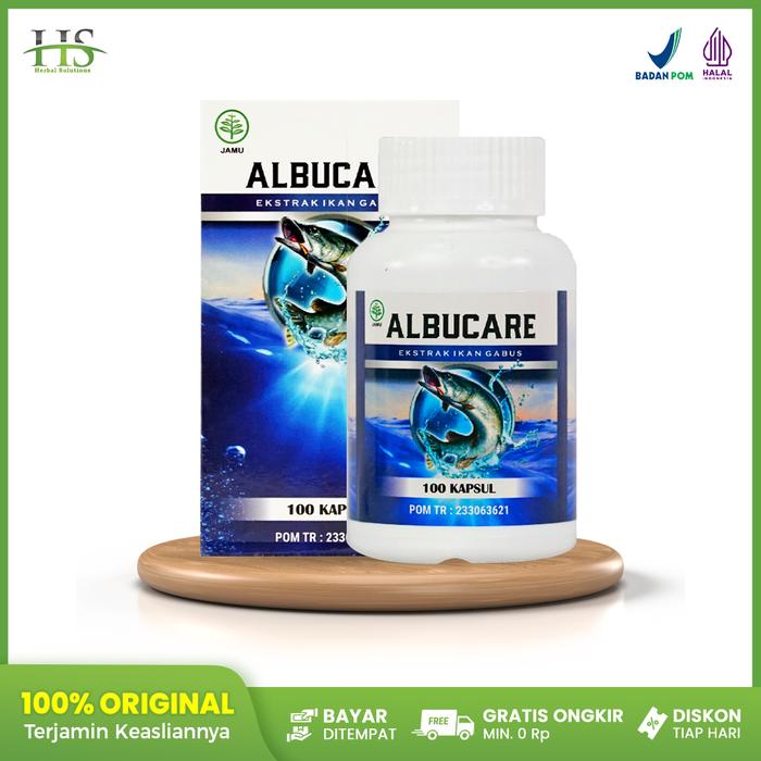 Gambar Albucare Suplemen Herbal Ekstrak Ikan Gabus Asli BPOM dan HALAL dari Herbal Solutions undefined Tokopedia