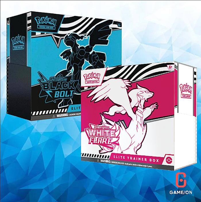 Gambar Pokemon TCG Black Bolt White Flare Elite Trainer Box ETB Bundle - Dual Set dari GAME-ON undefined Tokopedia