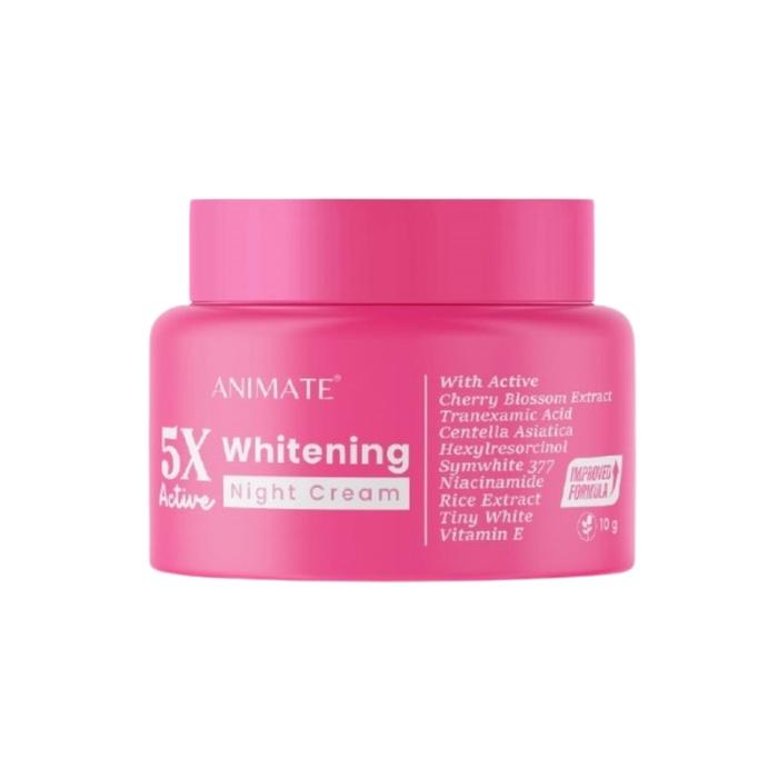 Gambar [SIAP KIRIM] Animate 5x Active Whitening Day Cream 10 gr / Cream Pagi Pencerah wajah / Paket Skincare Glowing - Night cream dari Facemistsaffron.bylia undefined Tokopedia