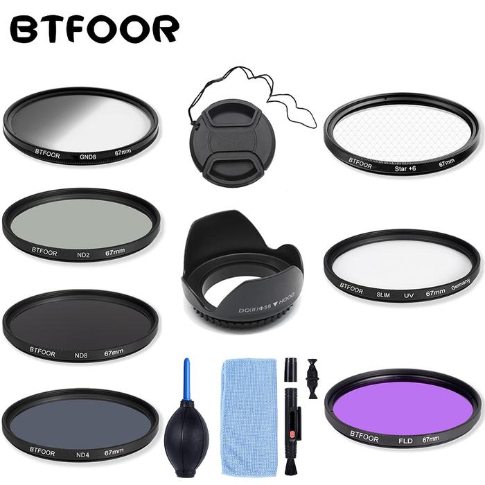 Jual BTFOOR Gradient Gnd Star Uv Nd Filter 49 52 55 58 67 72 77 82