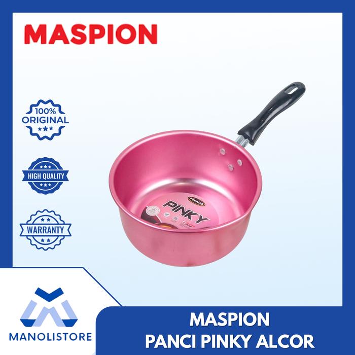 Gambar Maspion Panci Pinky Alcor Aluminium Gagang Hitam Rebus - MN dari manolistore undefined Tokopedia