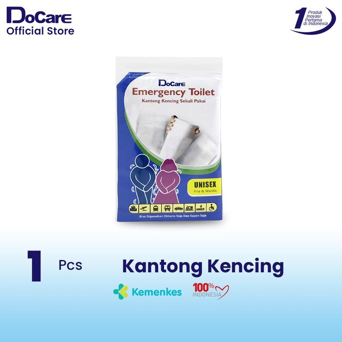 Gambar DoCare Urine Bag / DoCare Emergency Toilet / Kantong Pipis Praktis Portable / Alat Pipis / Kantong Kencing Sekali Pakai - 1pcs - DoCare Kantong Kencing Sekali Pakai - 1pcs dari Docare Laras Indonesia Kab. Bekasi Tokopedia