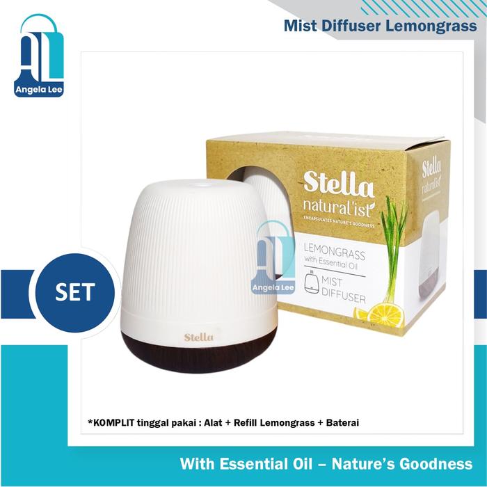 Gambar Stella Mist Diffuser Lemongrass With Essential Oil Aromatherapy Pengharum Ruangan Berasa di Hotel pengharum  ruangan  aromatherapy - Set Lengkap dari Angela Lee undefined Tokopedia