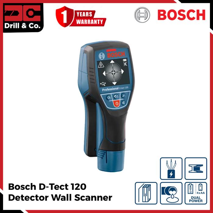 Gambar Bosch D-Tect 120 Detector Wall Scanner / Alat Deteksi Serbaguna dari Drill&Co undefined Tokopedia