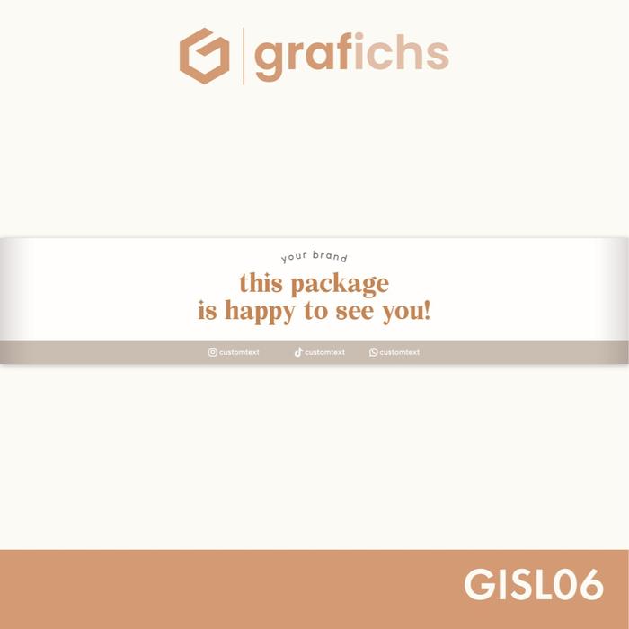 Gambar [5 pcs] Stiker Belt Segel GISL06-10 by Grafichs - GISL06 dari Grafichs Kab. Bogor Tokopedia