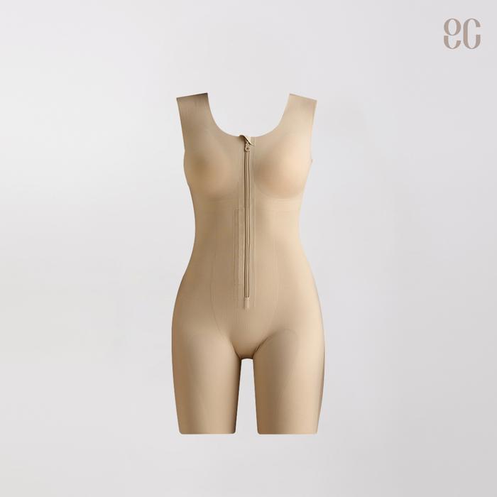 Gambar Elsas Sorell Bodysuit Shapewear Fungsional Toilet Friendly Nyaman Praktis Double Lock Support Size M-3XL - SKIN, XL dari Elsas Choice undefined Tokopedia