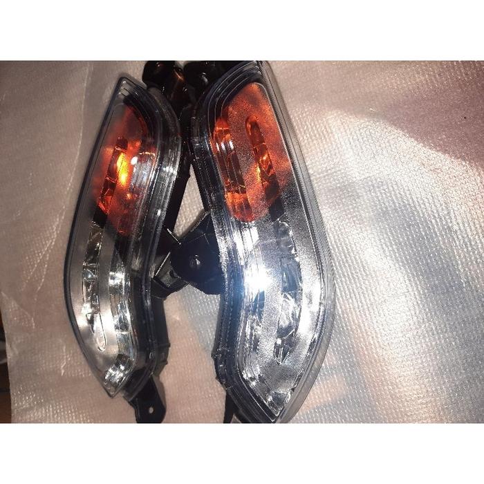 Gambar Reflektor Lampu Sein Sen Depan Belakang Kanan Kiri Honda Scoopy FI Esp 2012 2016 K16 Custome Smoke Hitam Orange - Depan kiri kanan dari Sukses Part Motor undefined 5 Tokopedia