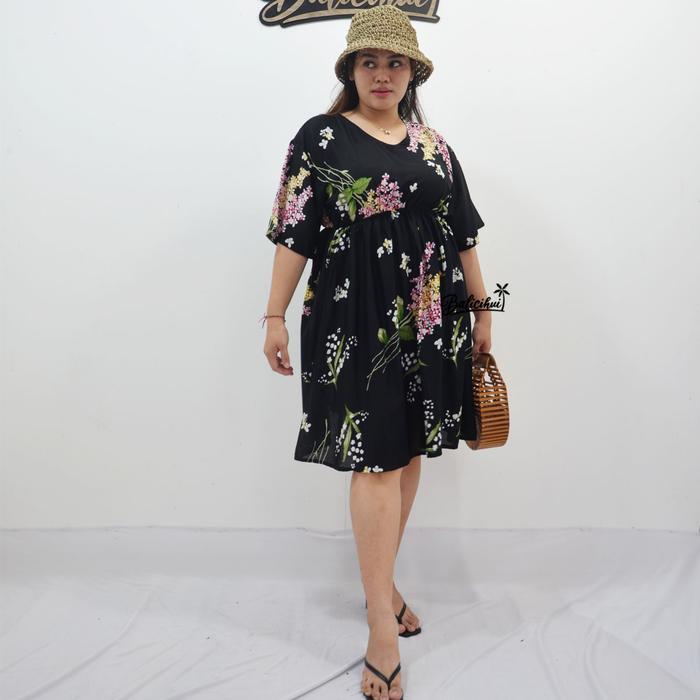 Gambar Balicihui Dress Pendek Wanita Jumbo Plus Size Pamela Dress Bali - Pamela  03, 4XL dari Balicihui undefined Tokopedia