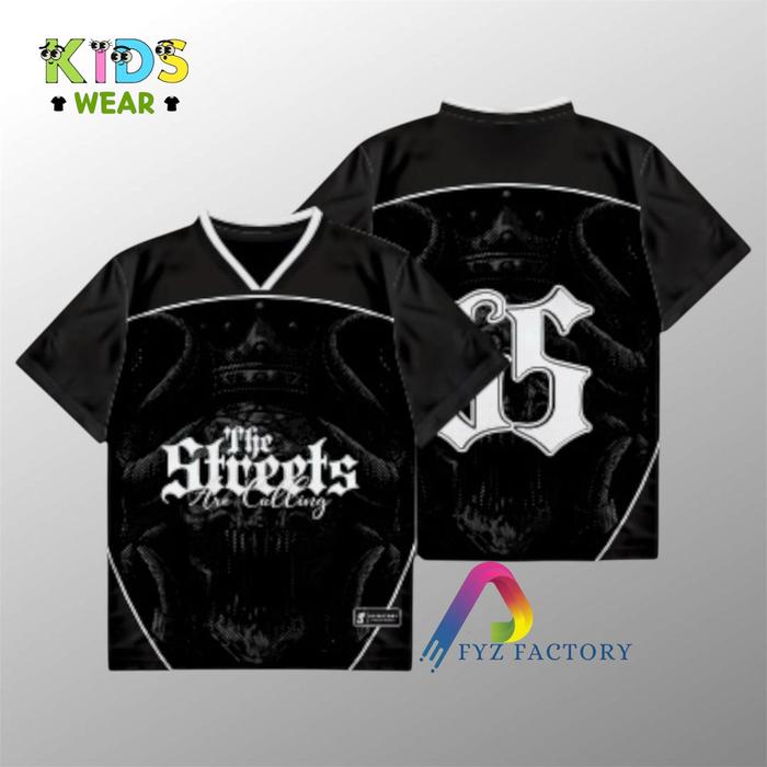 Gambar FYZ Factory - Kaos Baju Kids Jersey Anak Anime Kaos Anak Dryfit Brazil Milano Casual Rugby Streetwear Vintage Hockey Unisex Sport Olahraga - KIDS JR 01, M UNTUK UMUR 3-4 TH dari FYZ Factory undefined Tokopedia