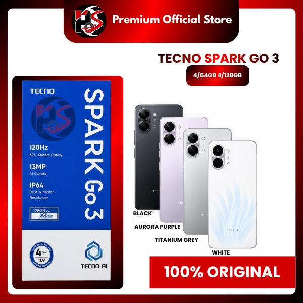 Gambar {AFFILIATE} TECNO SPARK GO 3 RAM (4/64) (4/128) ORIGINAL Garansi Resmi - INK BLACK, RAM 4/64 GB dari Premium Store 88 Kota Bekasi Tokopedia