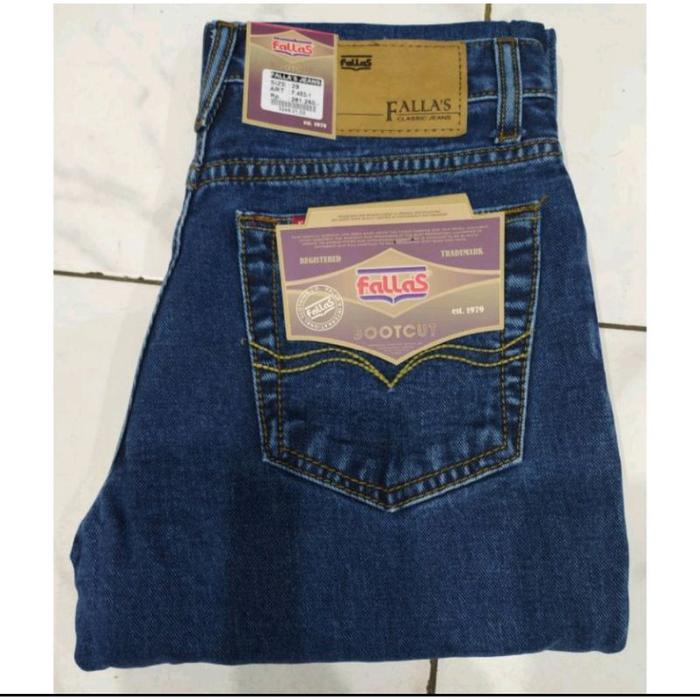 Gambar CELANA JEANS STANDART FALLAS ORIGINAL - Biru tua, 29 dari AYU FITRI IZAKI undefined Tokopedia