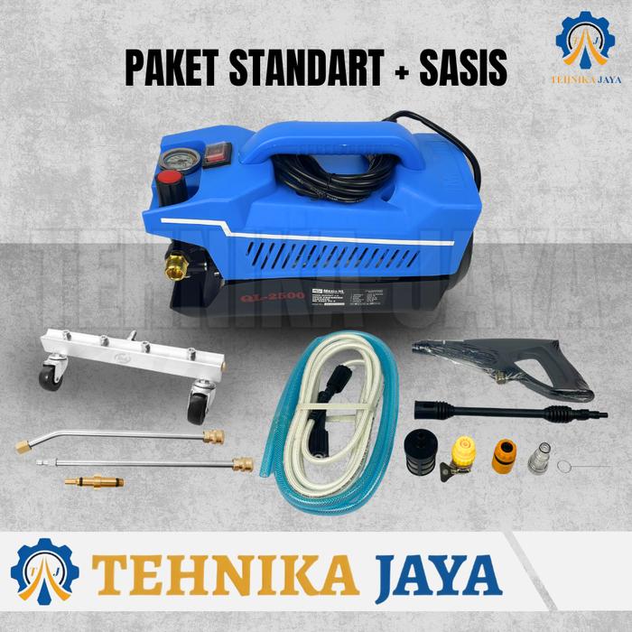 Gambar Steam Jet Cleaner H&L QL 2500 Dengan Pengatur Tekanan High Pressure - +SASIS, SELANG 5M dari TEHNIKA JAYA undefined Tokopedia